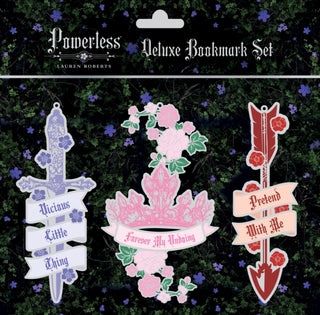 Cover image for 9798337402994 - Lauren Roberts: Powerless Trilogy Deluxe Bookmark Set (Set of 3)