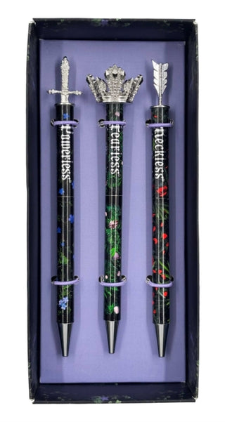 Cover image for 9798337403298 - Lauren Roberts: Powerless Trilogy Pen Set (Set of 3)