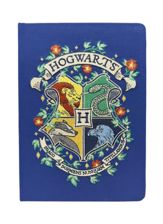 Cover image for 9798337404196 - Harry Potter: Hogwarts Crest Embroidered Journal