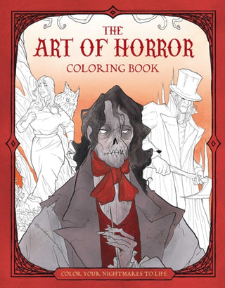 Cover image for 9798337404554 - The Art of Horror Coloring Book