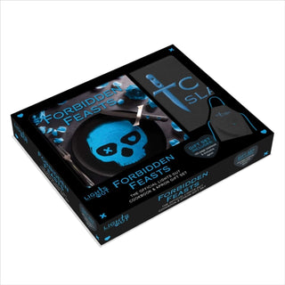 Cover image for 9798337405483 - Forbidden Feasts: The Official Lights Out Cookbook and Apron Gift Set