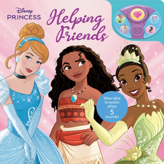 Cover image for 9798384600046 - Disney Princess: Helping Friends Book and Bracelet Sound Book