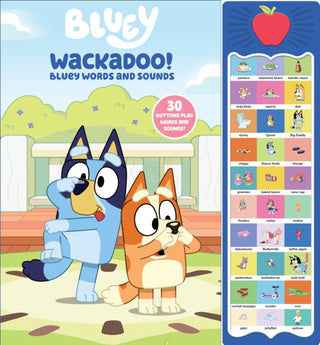 Cover image for 9798384600398 - Bluey: Wackadoo! Bluey Words and Sounds Sound Book