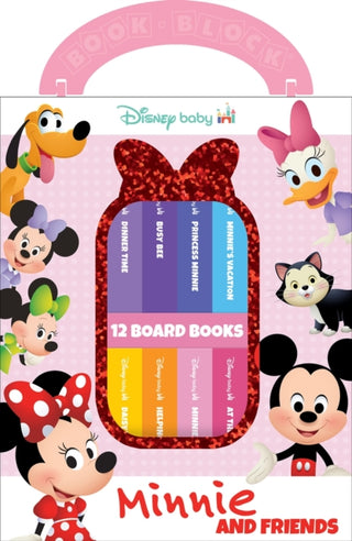 Cover image for 9798384602286 - Disney Baby: Minnie and Friends 12 Board Books