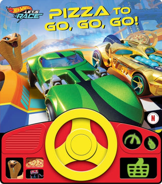 Cover image for 9798384602644 - Hot Wheels Let's Race: Pizza to Go, Go, Go! Sound Book