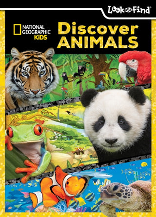 Cover image for 9798384602675 - National Geographic Kids: Discover Animals Look and Find
