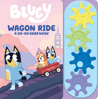 Cover image for 9798384602682 - Bluey: Wagon Ride A Go-Go Gear Sound Book