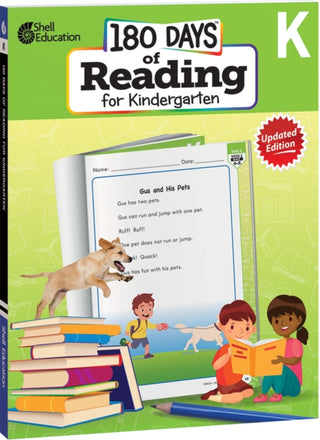 Cover image for 9798765918029 - 180 Days™: Reading for Kindergarten, 2nd Edition