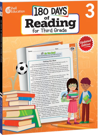 Cover image for 9798765918050 - 180 Days of Reading for Third Grade