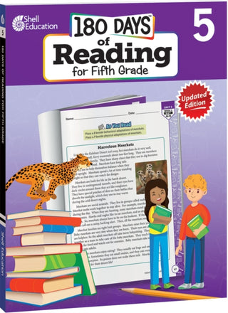 Cover image for 9798765918074 - 180 Days™: Reading for Fifth Grade, 2nd Edition