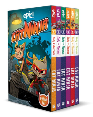 Supplemental image for 9798881603663 - Cat Ninja Box Set Books 1–6
