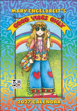 Cover image for 9798881606503 - Mary Engelbreit's Good Vibes Only 2027 Monthly Pocket Planner Calendar