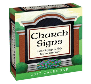 Cover image for 9798881606695 - Church Signs 2027 Day-to-Day Calendar