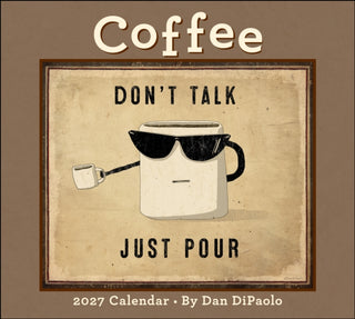 Cover image for 9798881606701 - Coffee 2027 Deluxe Wall Calendar
