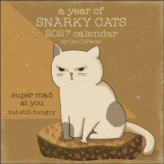 Cover image for 9798881606763 - A Year of Snarky Cats 2027 Wall Calendar