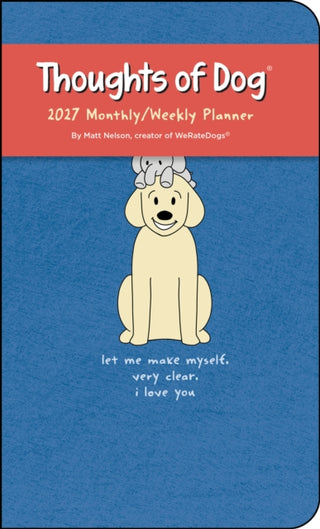 Cover image for 9798881606879 - Thoughts of Dog 2027 Monthly/Weekly Planner Calendar