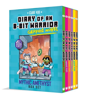Cover image for 9798881607081 - Diary of an 8-Bit Warrior Graphic Novel Mythic Amethyst Box Set