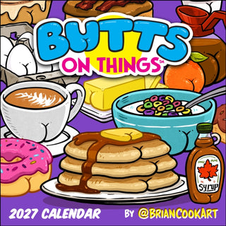 Cover image for 9798881607661 - Butts on Things 2027 Wall Calendar