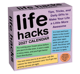 Cover image for 9798881607708 - Life Hacks 2027 Day-to-Day Calendar
