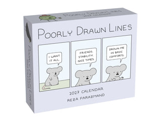 Cover image for 9798881607715 - Poorly Drawn Lines 2027 Day-to-Day Calendar