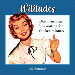 Cover image for 9798881607999 - Wititudes 2027 Wall Calendar