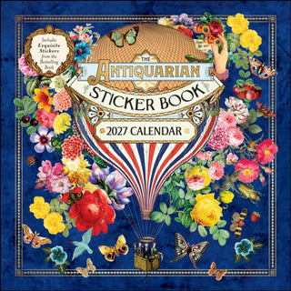 Cover image for 9798881608613 - The Antiquarian Sticker Book 2027 Wall Calendar