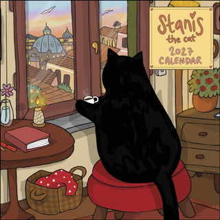 Cover image for 9798881609306 - Stanis the Cat 2027 Wall Calendar