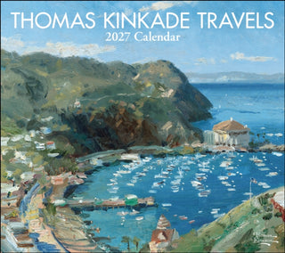 Cover image for 9798881609429 - Thomas Kinkade Travels 2027 Deluxe Wall Calendar