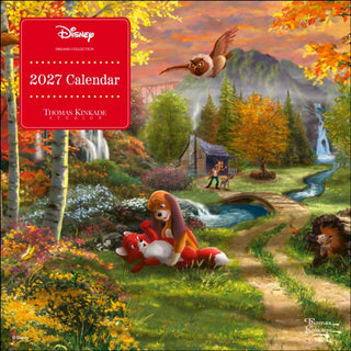 Cover image for 9798881609467 - Disney Dreams Collection by Thomas Kinkade Studios 2027 Mini Wall Calendar