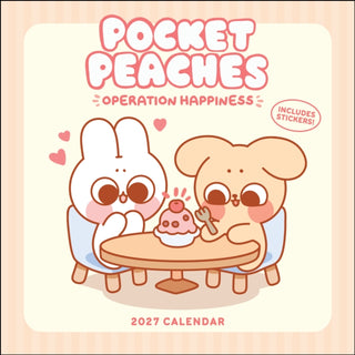 Cover image for 9798881609641 - Pocket Peaches 2027 Wall Calendar with Stickers