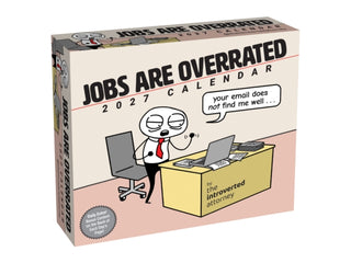 Cover image for 9798881609696 - Jobs Are Overrated 2027 Day-to-Day Calendar