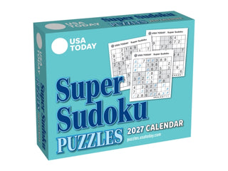 Cover image for 9798881610173 - USA TODAY Super Sudoku 2027 Day-to-Day Calendar