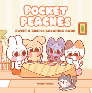 Cover image for 9798881610210 - Pocket Peaches Sweet & Simple Coloring Book