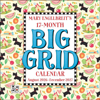 Cover image for 9798881610616 - Mary Engelbreit's 2026-2027 17-Month Big Grid Wall Planner Calendar