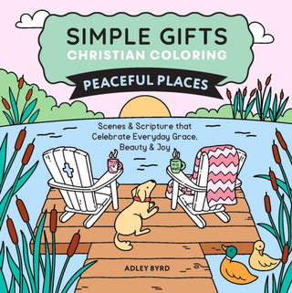Cover image for 9798881610845 - Simple Gifts Christian Coloring: Peaceful Places
