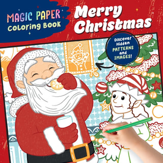 Cover image for 9798886084580 - Magic Paper Coloring Book: Merry Christmas!