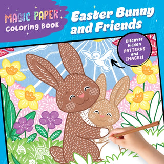 Cover image for 9798886084658 - Magic Paper Coloring Book: Easter Bunny and Friends