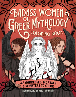 Cover image for 9798886084696 - Badass Women of Greek Mythology Coloring Book