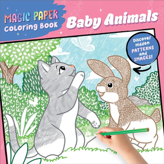 Supplemental image for 9798886504392 - Magic Paper Coloring Book: Baby Animals