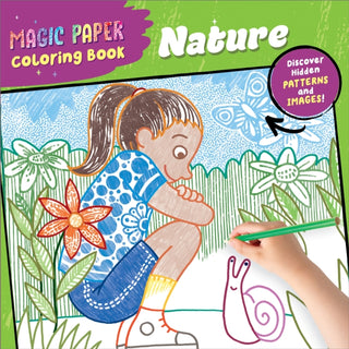 Cover image for 9798886507324 - Magic Paper Coloring Book: Nature