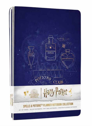 Cover image for 9798886631388 - Harry Potter: Spells and Potions Planner Notebook Collection (Set of 3)