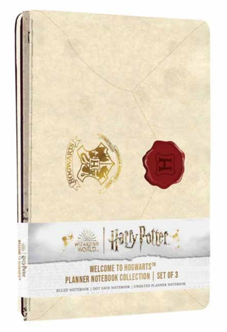 Cover image for 9798886631418 - Harry Potter: Welcome to Hogwarts Planner Notebook Collection (Set of 3)