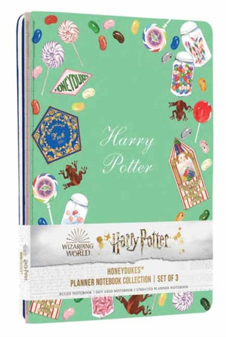 Cover image for 9798886631425 - Harry Potter: Honeydukes Planner Notebook Collection (Set of 3)