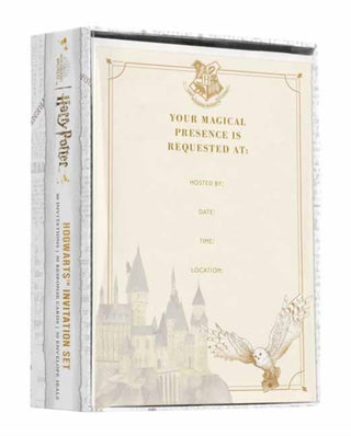 Supplemental image for 9798886632323 - Harry Potter: Hogwarts Invitation Set (Set of 30)