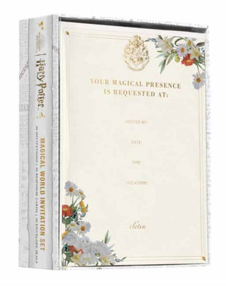 Supplemental image for 9798886633733 - Harry Potter: Magical World Invitation Set (Set of 30)