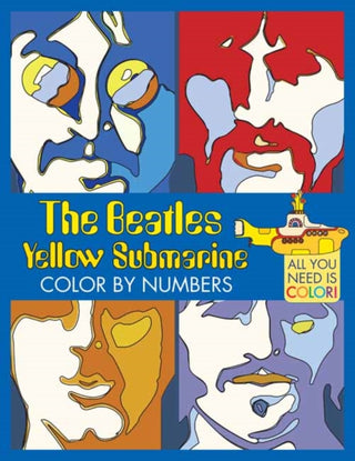 Supplemental image for 9798886635515 - The Beatles Yellow Submarine Color By Numbers
