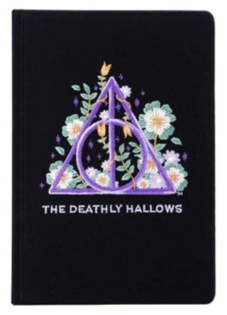 Supplemental image for 9798886635850 - Harry Potter: Deathly Hallows Embroidered Journal
