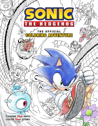 Cover image for 9798886638158 - Sonic the Hedgehog: The Official Coloring Adventure
