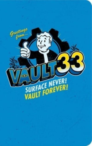 Cover image for 9798886638349 - Fallout: The Official Hardcover Journal of Vault 33
