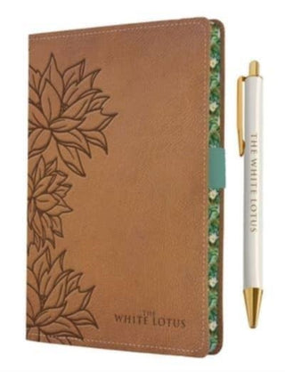 Cover image for 9798886638486 - The White Lotus Journal and Pen Set
